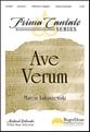 Ave Verum SSAATTBB choral sheet music cover